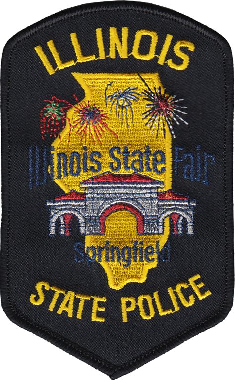 Illinois State Police Shoulder Patch Illinois State Fair Chicago Cop