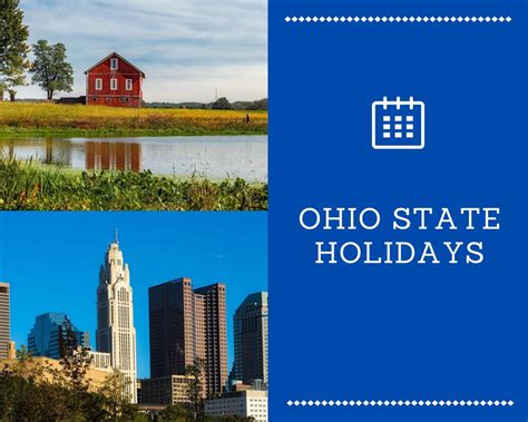Ohio Oh State Holidays 2023