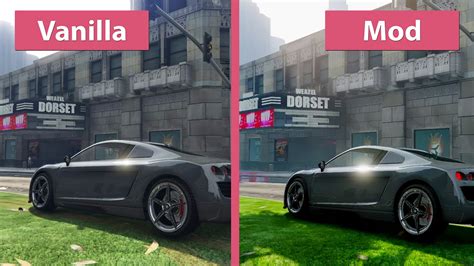 Gta 5 Grand Theft Auto V Maximum Graphics Pinnacle Mod Vs Vanilla