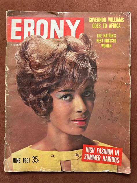 Vintage Ebony Magazine June 1961 Blk Mkt Vintage