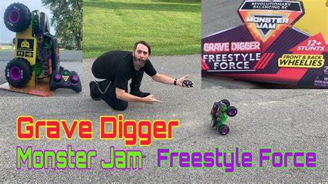 Monster Jam Freestyle Force Grave Digger Review Youtube