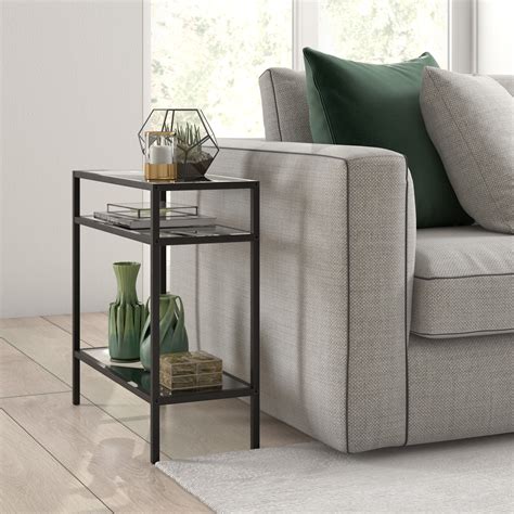 Our home decorators collection bella square accent table is poised to steal the show in a living room or bedroom. Evelyn&Zoe Contemporary Rectangular Side Table with Glass ...