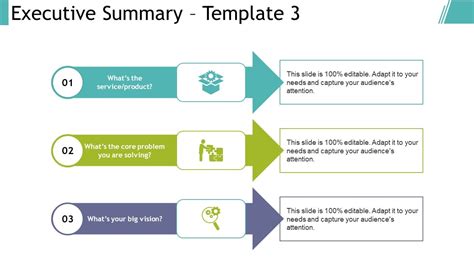 Executive Summary Template 3 Ppt Powerpoint Presentation Portfolio