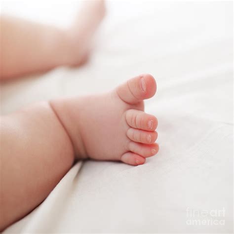 Cute Baby Feet Photograph By Konstantin Sutyagin Fine Art America