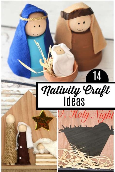 14 Nativity Craft Ideas Nativity Crafts Easy Diy Christmas Ts