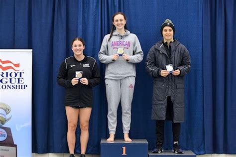 Swim And Dive Finds Success At Patriot League And Ecac Championships