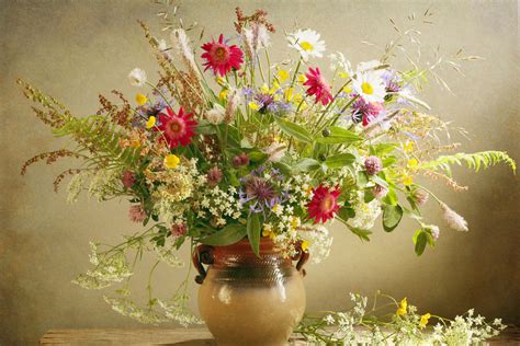 Blumen In Vase Stillleben Motivwelten Fototapete Online