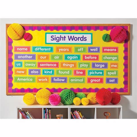 More Sight Words Bulletin Board Set Classroom Essentials Scholastic