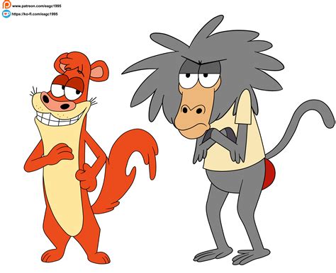 Comm Weasel And Ir Baboon In Tlh Style By Eagc7 On Deviantart