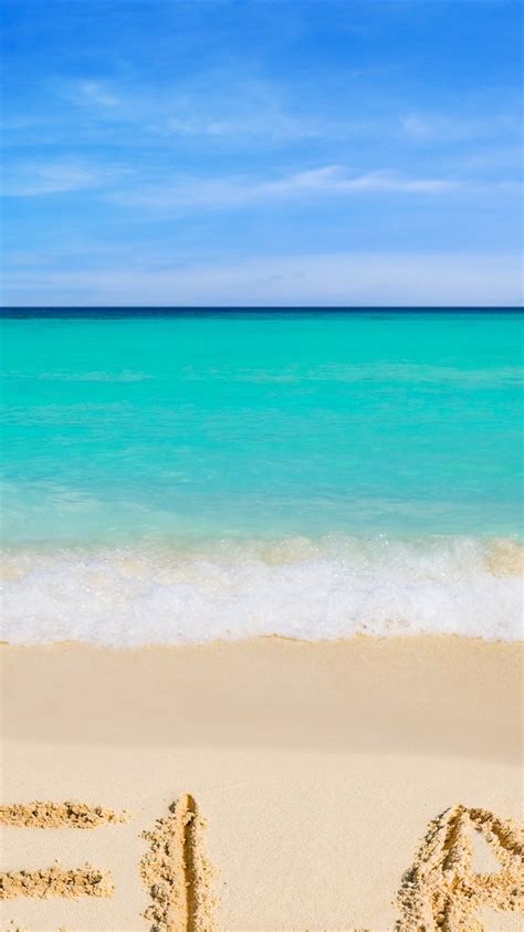 海滩，大海，蓝色，水，泡沫 750x1334 Iphone 8766s 壁纸，图片，背景，照片