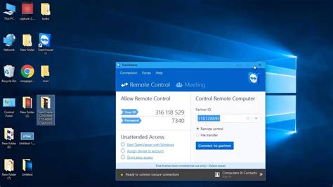 How To Connect To Your Pc Remotely With Teamviewer 11 Youtube