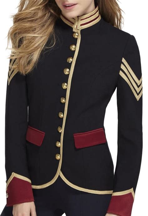 BLAZER JACOBELLA MARINO | Chaqueta estilo militar mujer, Trajes de