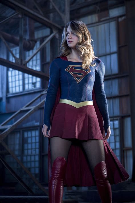 Melissa Benoist As Supergirl Costume