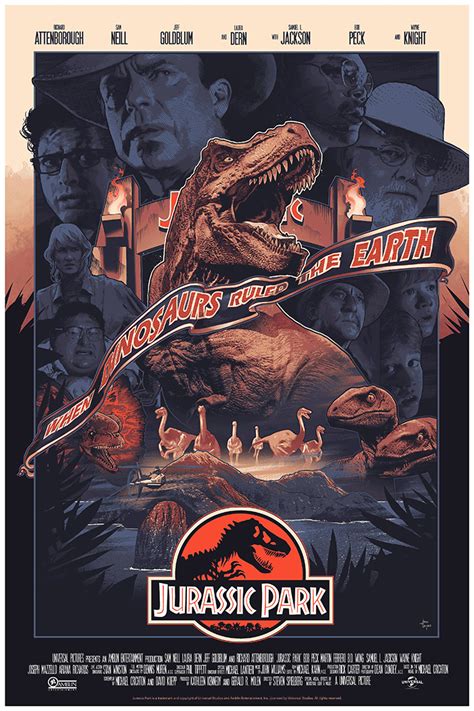 Jurassic Park By John Guydo Home Of The Alternative Movie Poster Amp