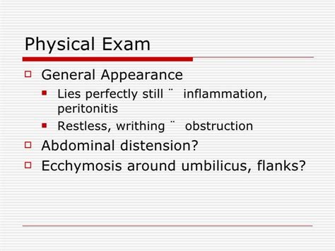 Clinical Course Acute Abdomen