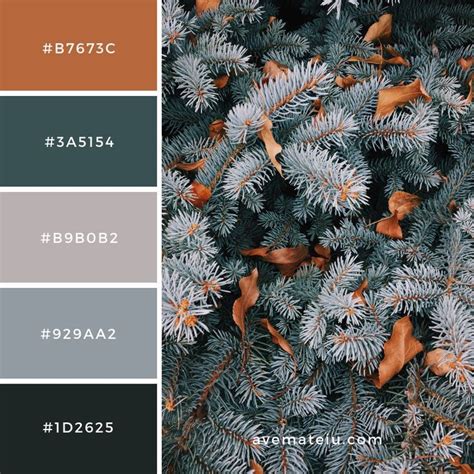 Gorgeous Winter Color Palette Featuring Teals Golds And Greys For A