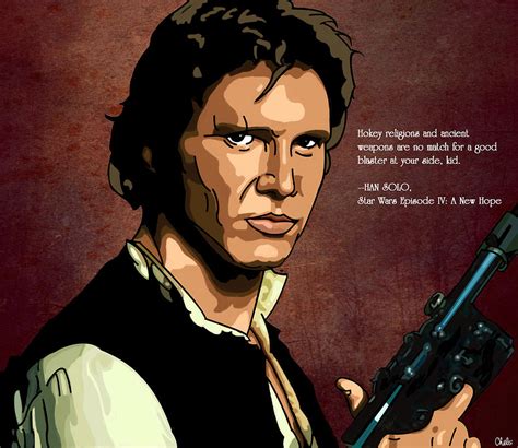 My dad was my hero when i was a young boy. Han Solo Digital Art