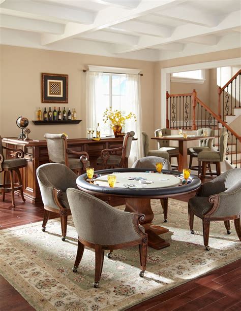Craig billiards offers only manufactured in the usa game room furniture. California House Game Room | Game table and chairs, Game ...