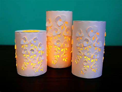 Diy Blossom Luminaries Template Svg And Pdf Files For Download