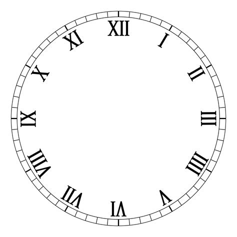 clock templates clipart