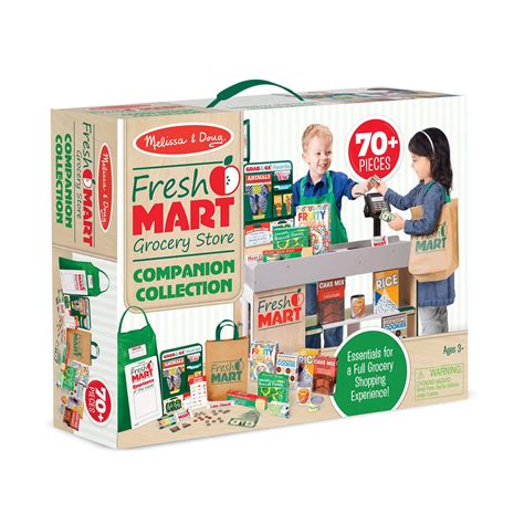 Melissa And Doug Fresh Mart Grocery Store Companion Collection Play Set