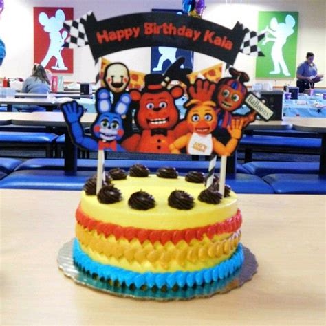 Five Nights At Freddy S Cake Topper Fnaf Cake Topper Etsy Pastel De Tortilla Tartas De