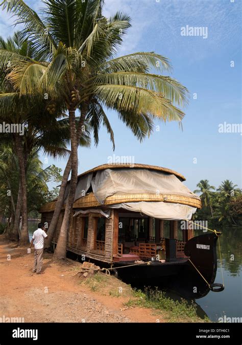 India Kerala Backwaters Kettuvallam House Boat Converted Rice Barge