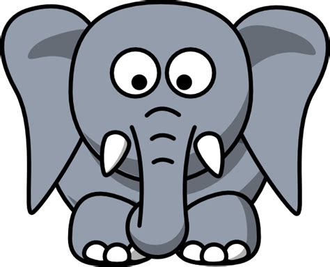 African Elephant Cartoon Clipart Best