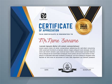 Certification Certificate Template Collection