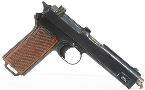 Steyr Hahn Model 1912 Semi Automatic Pistol Vogt Auction