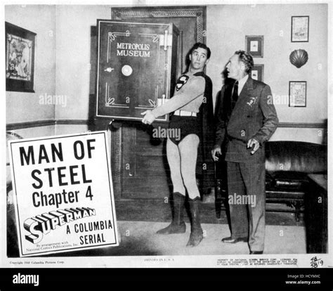 Superman Serial Kirk Alyn Chapter 4 Man Of Steel 1948 Stock