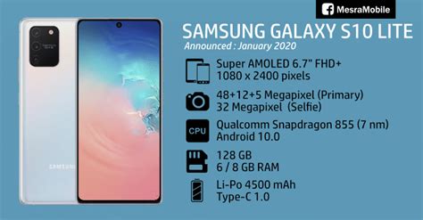 Samsung galaxy s10+ android smartphone. Samsung Galaxy S10 Lite Price In Malaysia RM2699 - MesraMobile