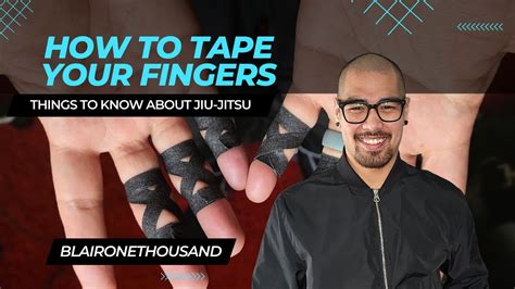 How To Tape Your Fingers For Jiu Jitsu Youtube