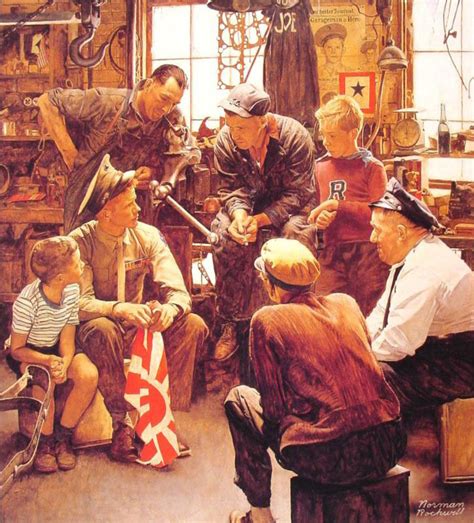 Norman Rockwell Paintings Gallery In Chronological Order