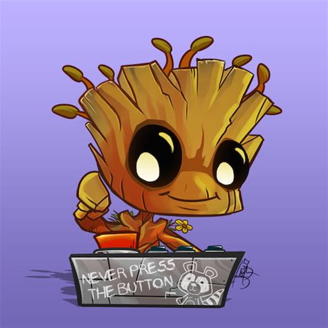 Now animate the stroke offset back to 0. Groot Chibi By juwecurfew | Media & Culture Cartoon | TOONPOOL