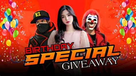 My Birthday Special Giveway And Gameplay Live Youtube