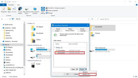 How To Enable Previous Versions To Recover Files On Windows 10