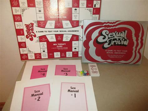 Vintage Sexual Trivia Board Game 1984 Baron Scott Sexy Adult Party Game Ebay
