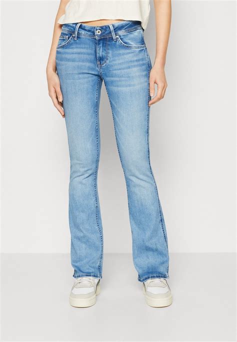 Pepe Jeans New Pimlico Flared Jeans Denimblue Denim Uk