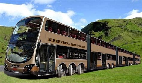 Birkenhead Transport Orders Triple Articulated Double Decker Bus