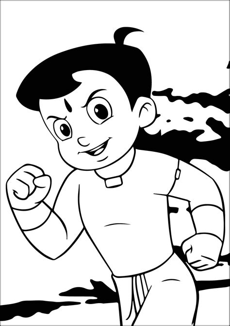 Chhota Bheem Coloring Pages Wecoloringpage Drawing Pictures For