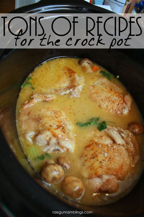 Life's daily hustle and bustle can hinder our ability to have a healthful, yet quick lunch handy. Best Crock Pot and Slow Cooker Recipes - Rae Gun Ramblings