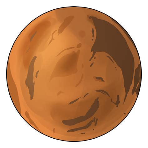 Mars Clipart The Planet Mars Clipart Cartoons By Vectortoons Free