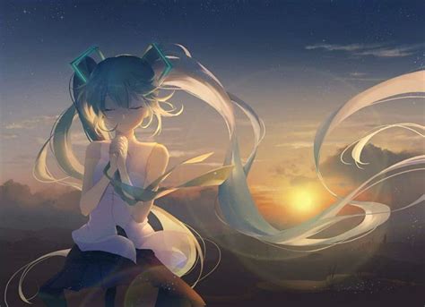 Customized Hatsune Miku はつね ミク Canvas Art Animation Character Posters