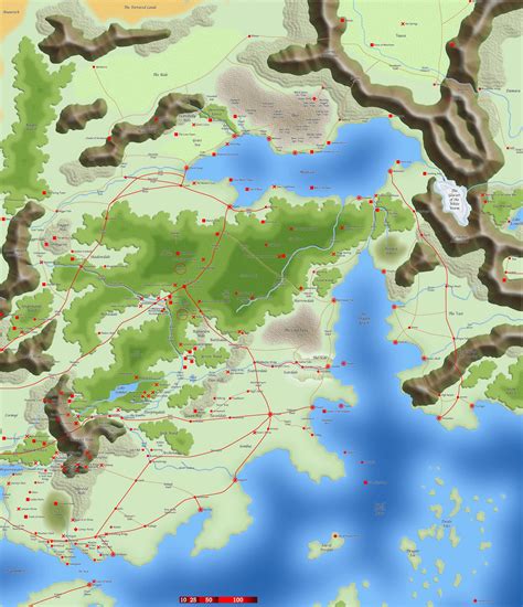 Faerun Map 5e High Res Maping Resources