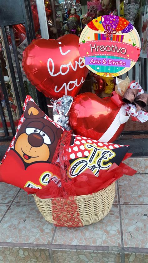 See more ideas about valentine crafts, valentines, valentine day crafts. Pin by Gaby Baldeon on globos | Valentine gift baskets ...
