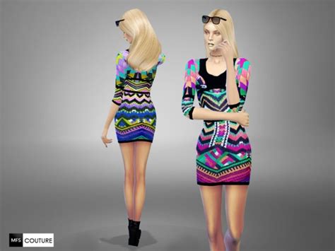 Mfs Tatiana Dress By Missfortune At Tsr Sims 4 Updates