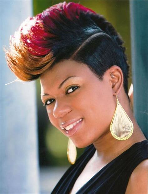 Short hair never looked so good. Mohawk hairstyles for black women in summer 2020-2021 ...