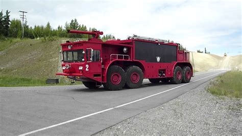 Oshkosh M 23 M6000 Aircraft Rescue Fire Fighting Truck Arff Side