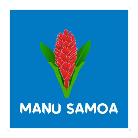 Manu Samoa Rugby Sticker 55 World Rugby Shop
